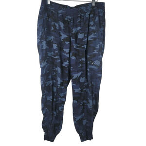 Lane Bryant Blue Camoflauge Women Athletic Hiking Casual Pants Women's 14/16